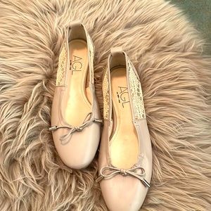 AGL Nude Ballet Slippers, Sz 8.5